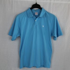 Brooks Brother Men's Large Polo Blue